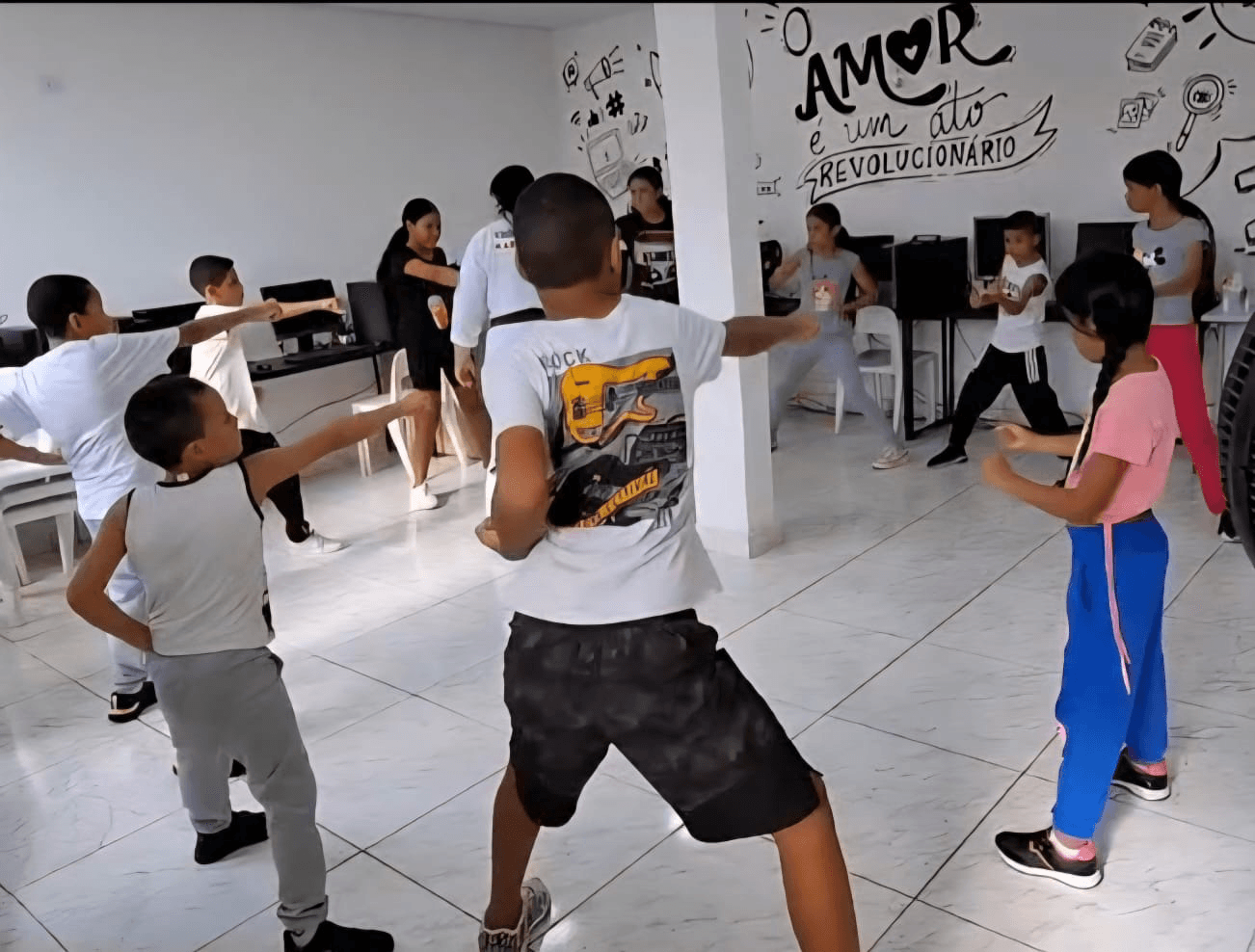 Foto que mostra o funcionamento do projeto Kime